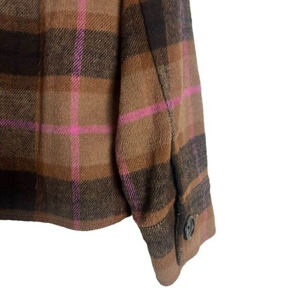 BB Dakota Boxy Plaid Shacket Size Large EUC - Picture 6 of 7
